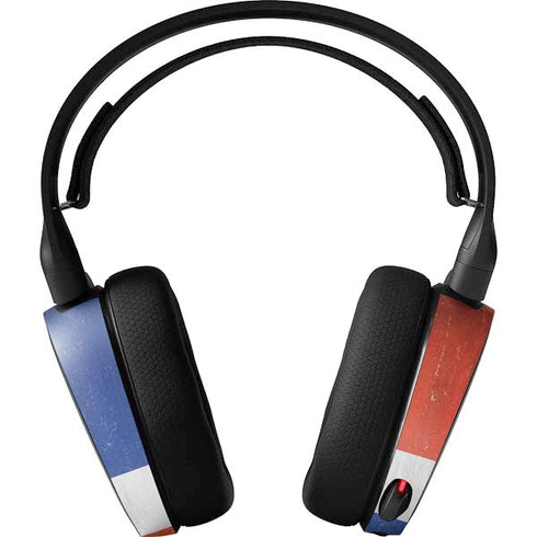 Dominican Republic Flag Distressed SteelSeries Arctis 5 Skin
